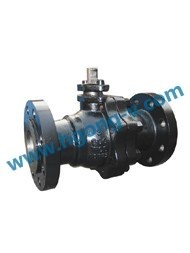 DIN/JIS cast iron GG25 flange floating ball valve